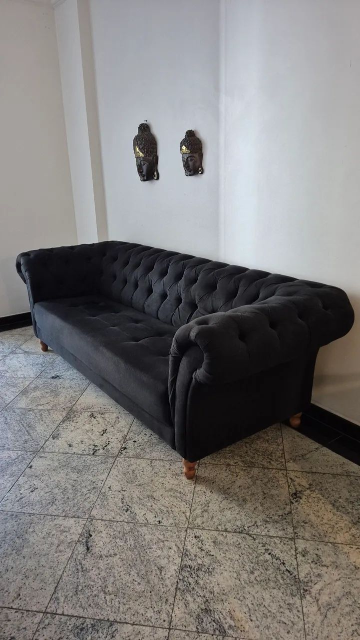 Sofá Chesterfield 4 lugares
