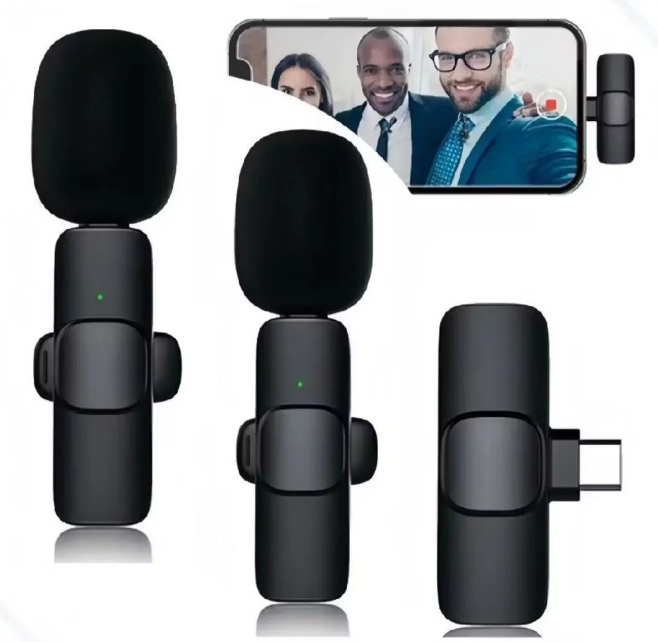 Microfone lapela influencer, 2 Microfone