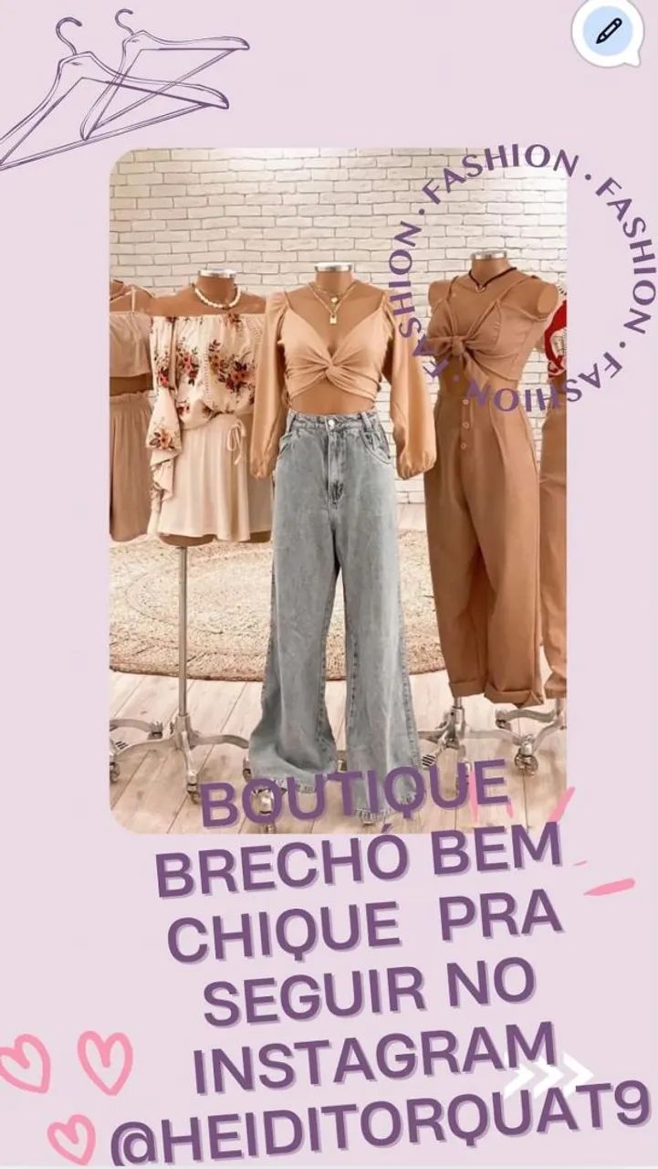 Boutique brechó bem chique 