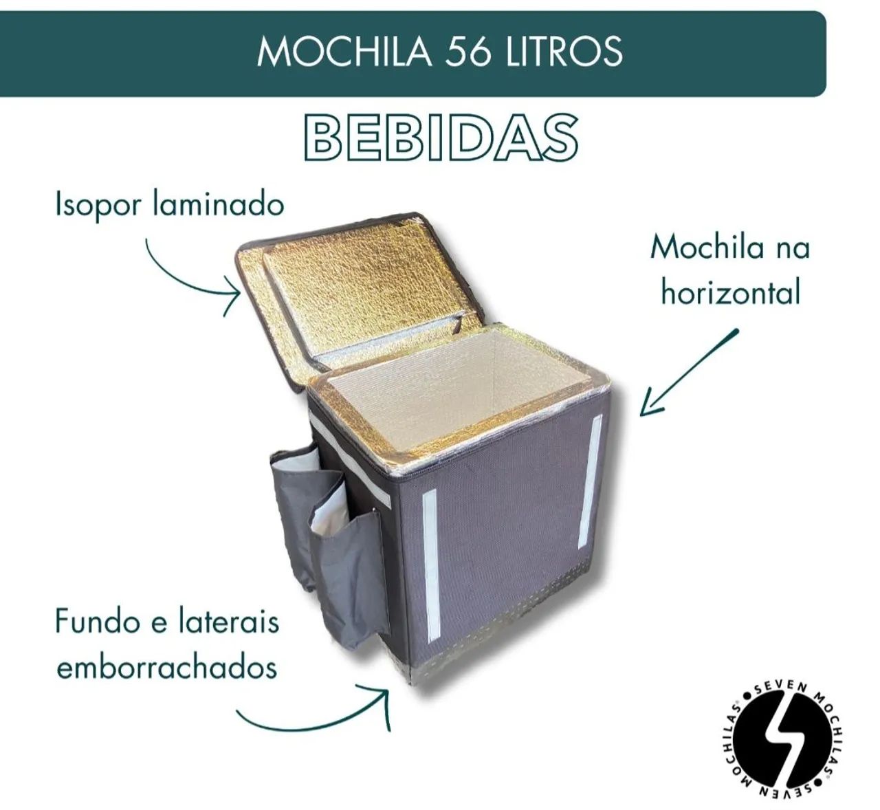 Mochila bag 56 litros  - Foto 2