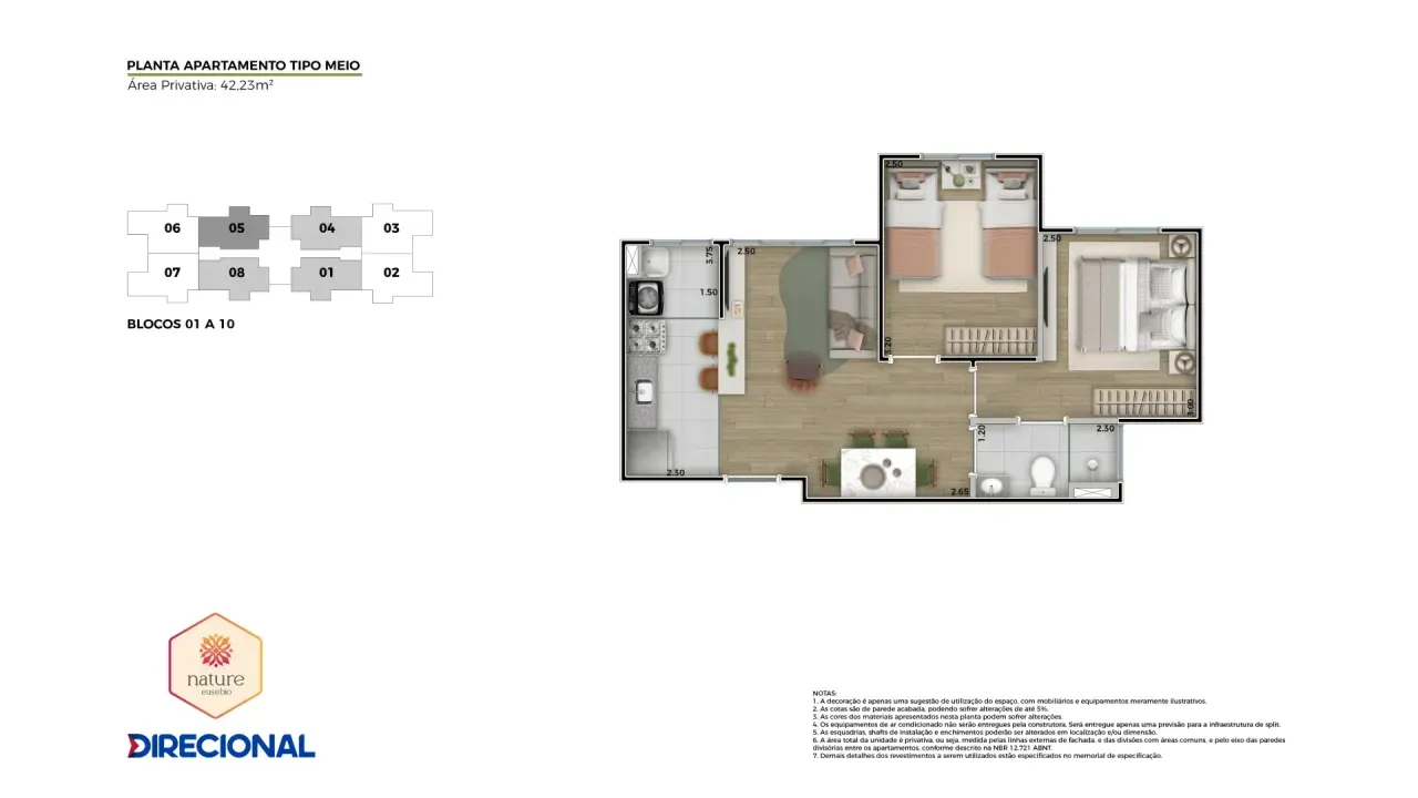 PLANTA 42m²