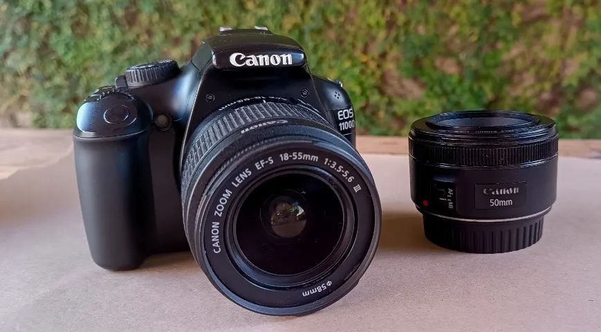 VENDO Kit Canon EOS 1100D (Semi-nova e Pouco Usada!) - Foto 5