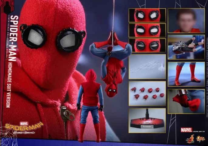 Spider-Man (Homemade Suit) Hot Toys - Foto 3