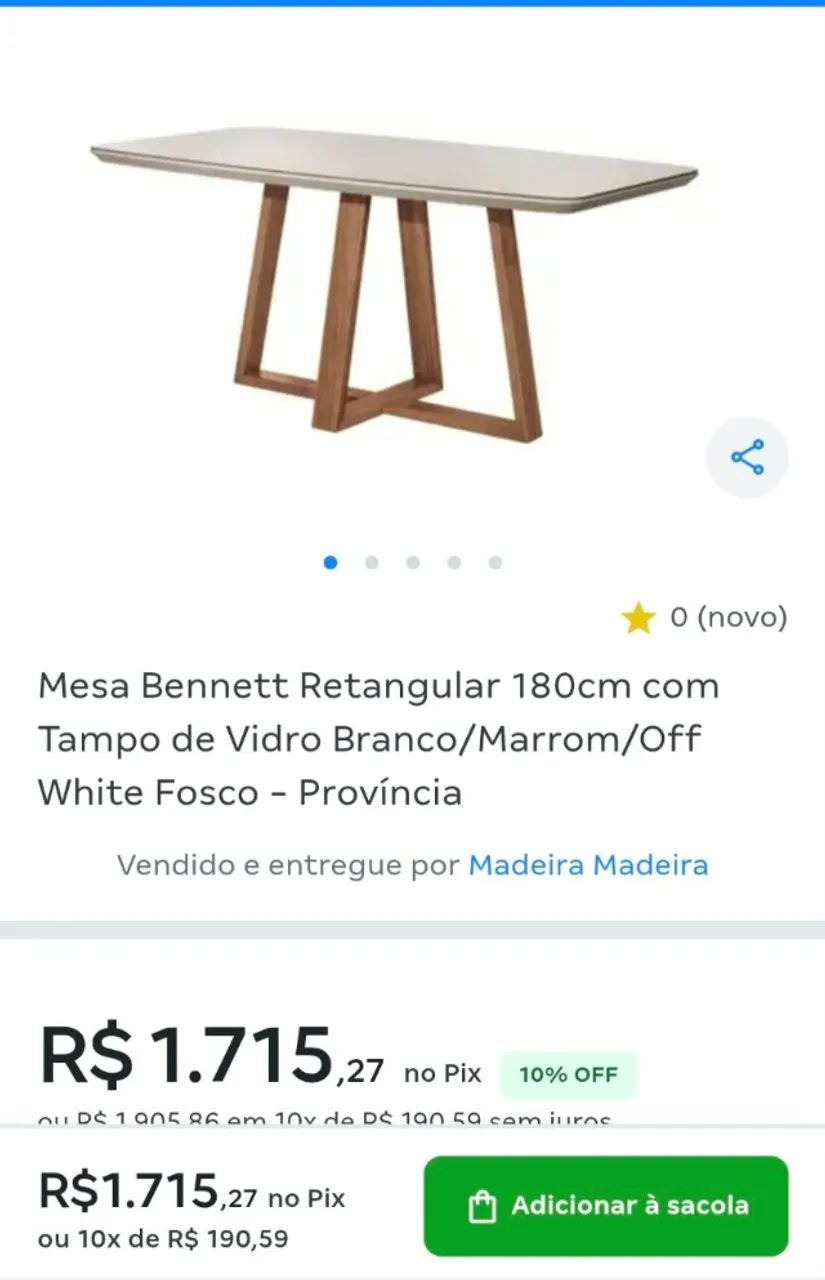 mesa retangular  - Foto 2