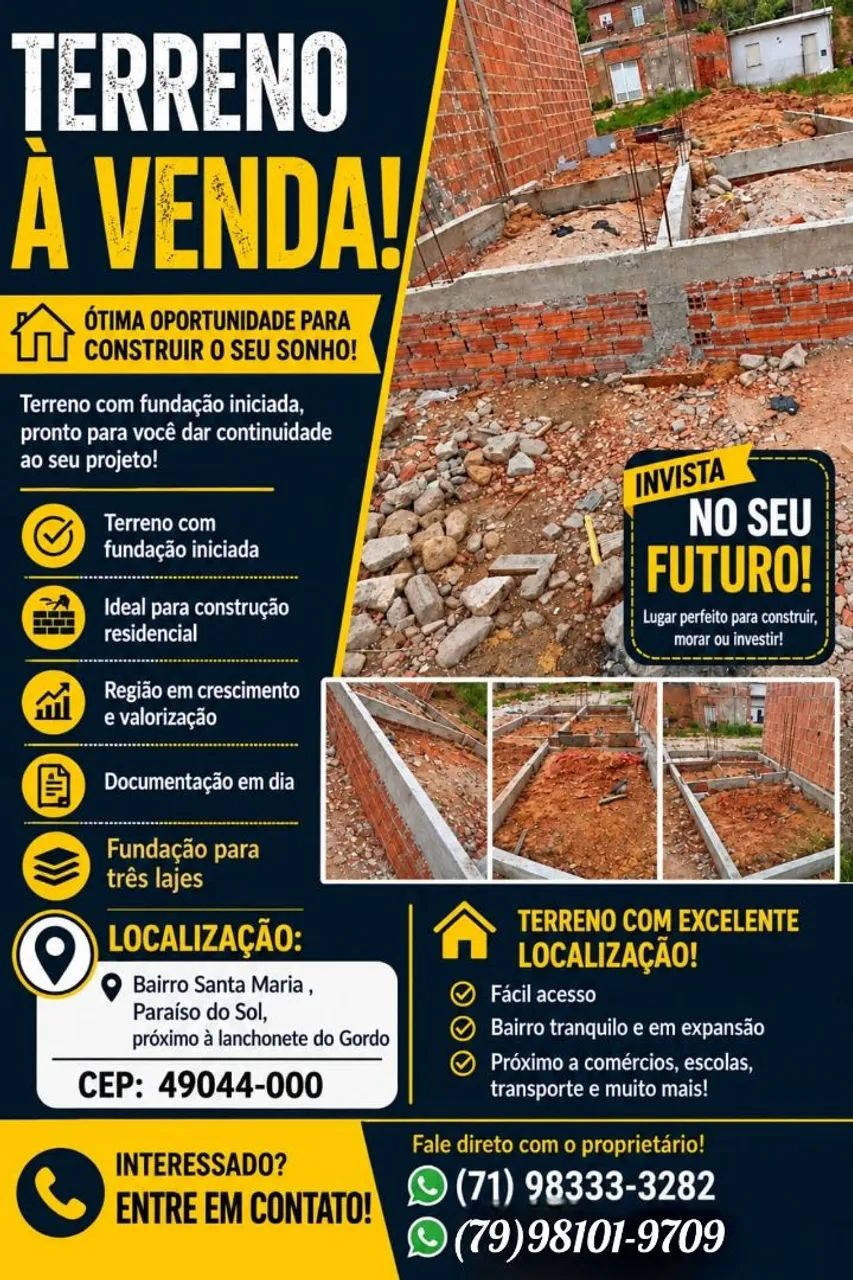 Vendo terreno 