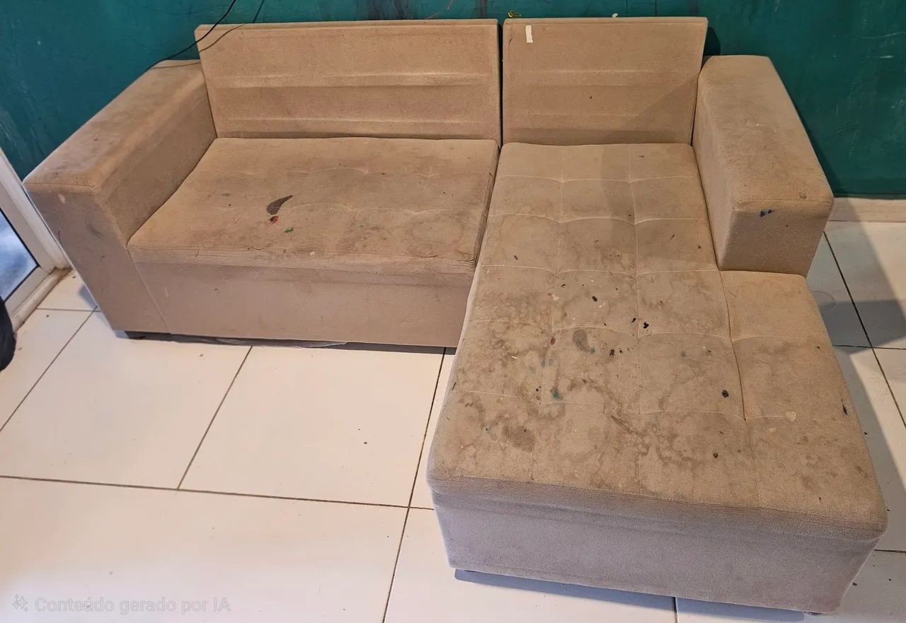 Sofa cheise 3 lugares 