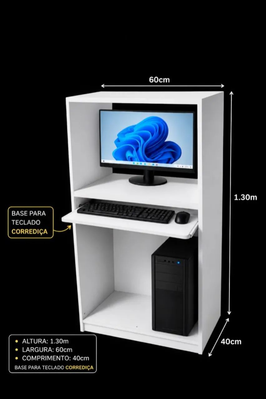 Móvel pra computador conservado  - Foto 3