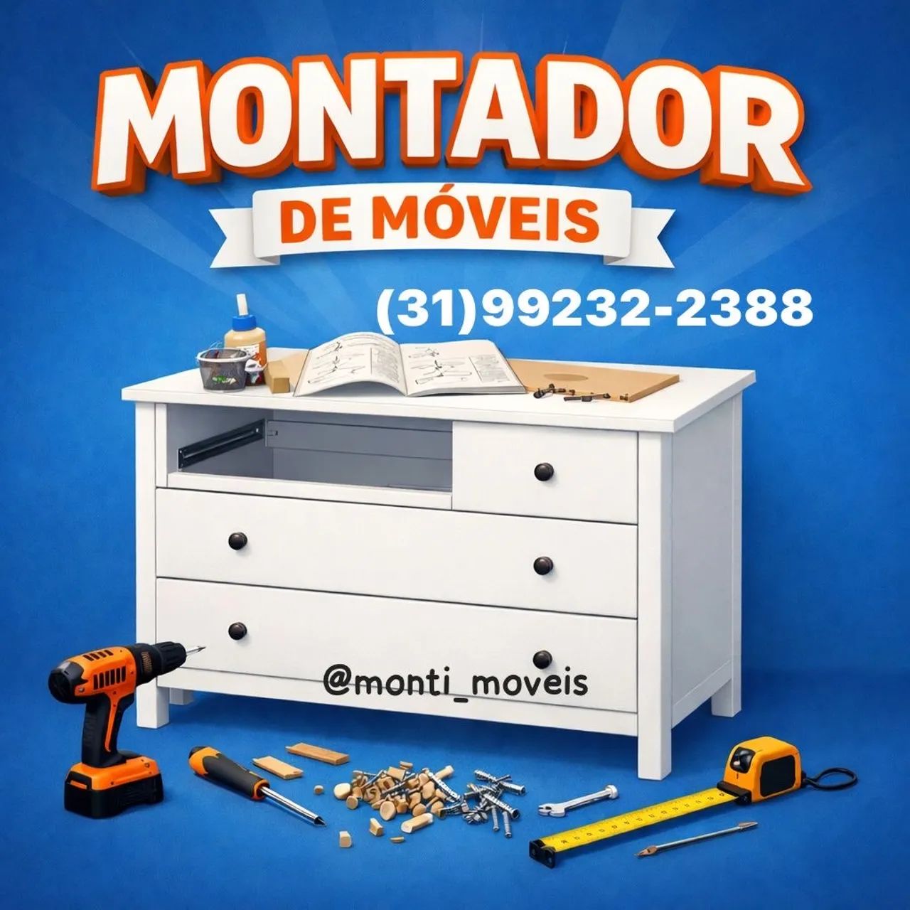 Montador de móveis - Rápido e Confiável 