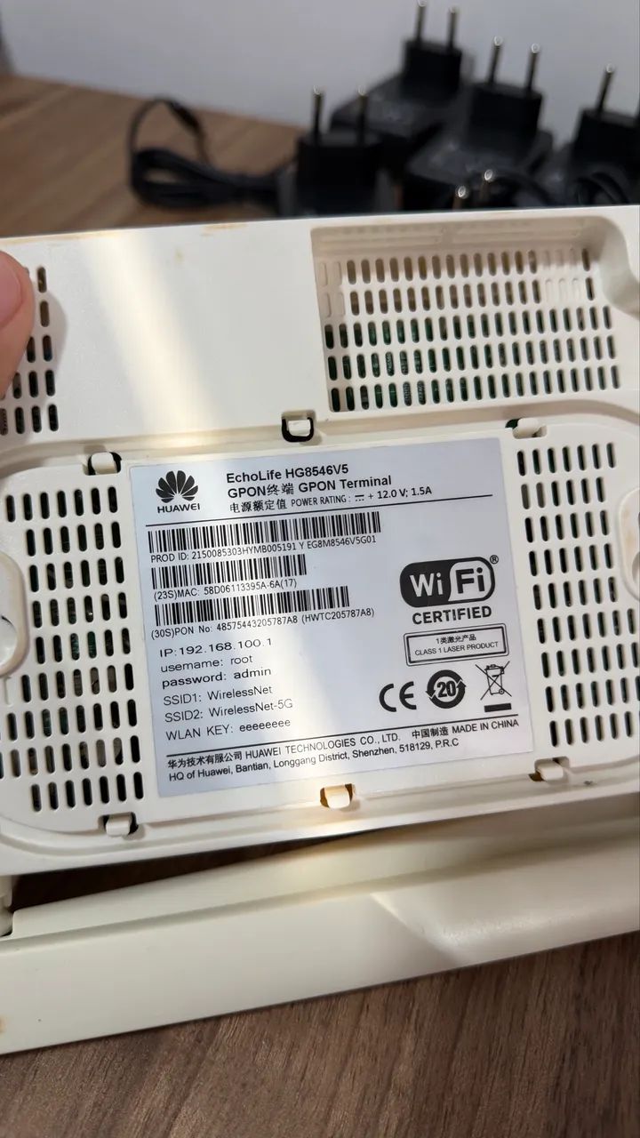 5 Huawei HG8546V5 com Fonte - Foto 2