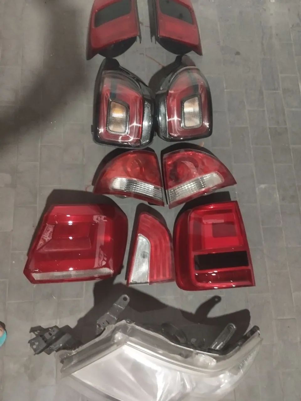Farol e lanterna Hilux Saveiro gol Strada Siena corsa - Foto 3