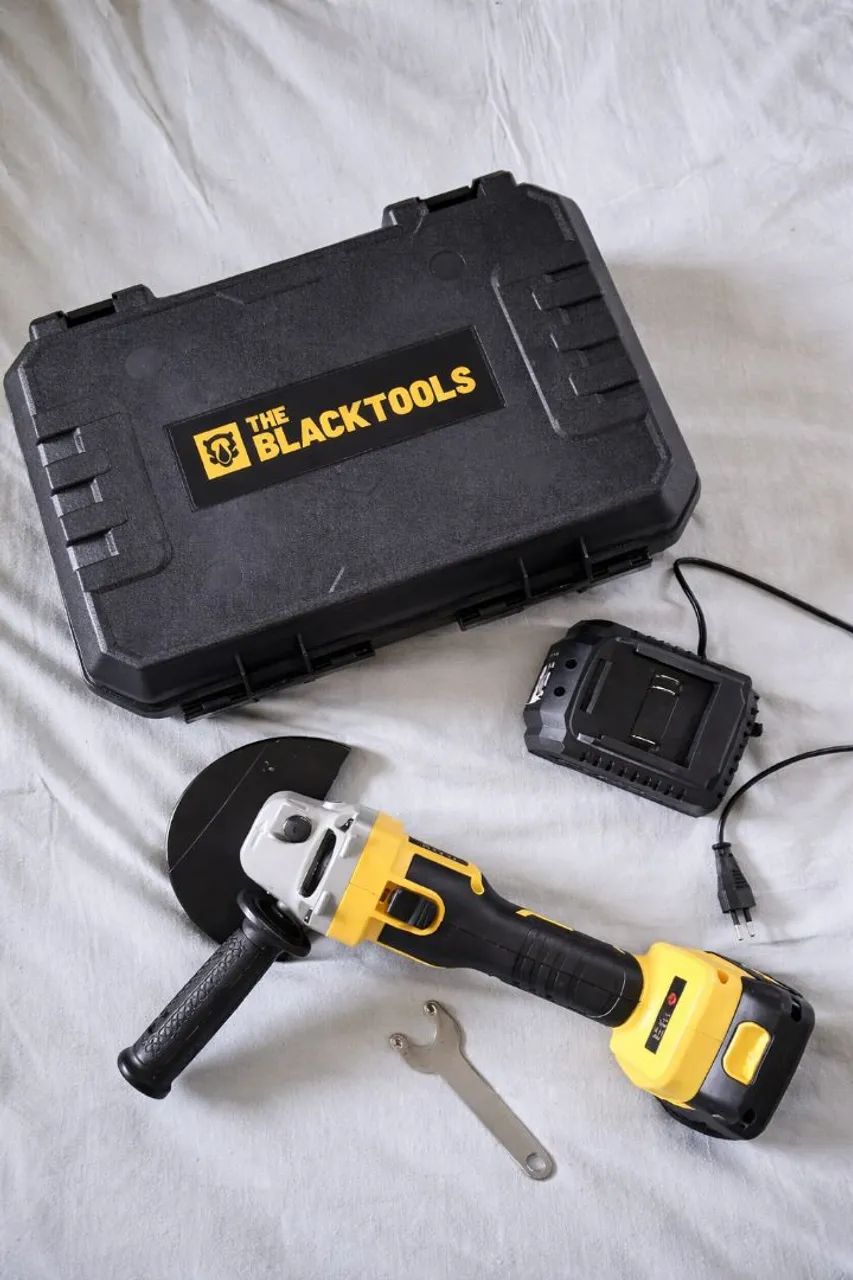 Esmerilhadeira Angular Sem Fio 21V The Black Tools - 4000mAh - Foto 2