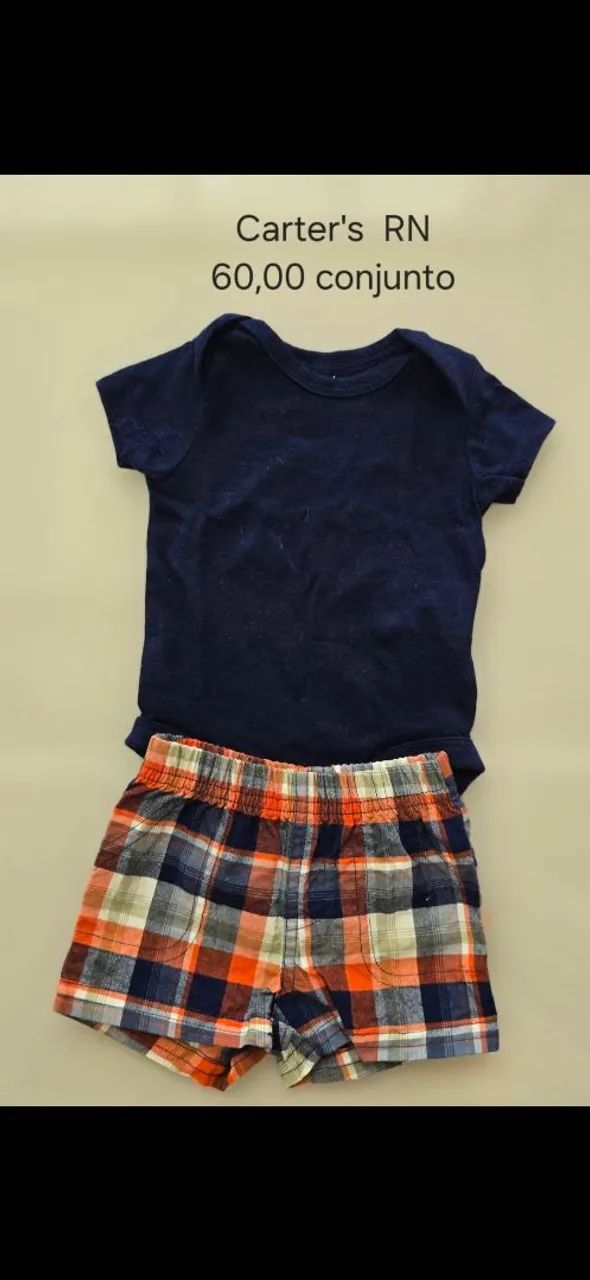 Conjunto Carter's RN para passear