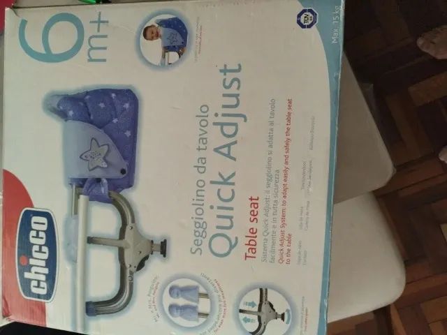 Linda Cadeirinha de Alimentação da Marca Chicco. Na caixa e com manual - Foto 4