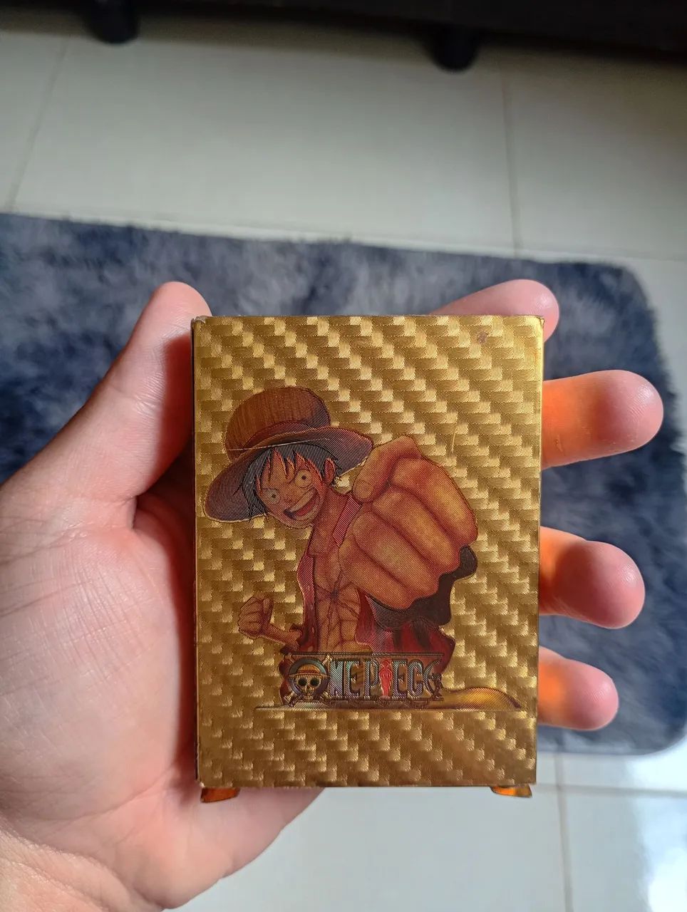 Cartão de one piece de ouro 45 unidades 