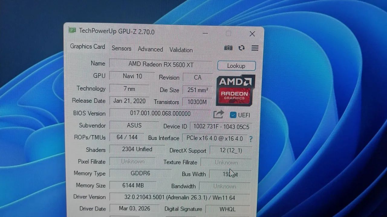 Placa de video 5600xt asus - Foto 4