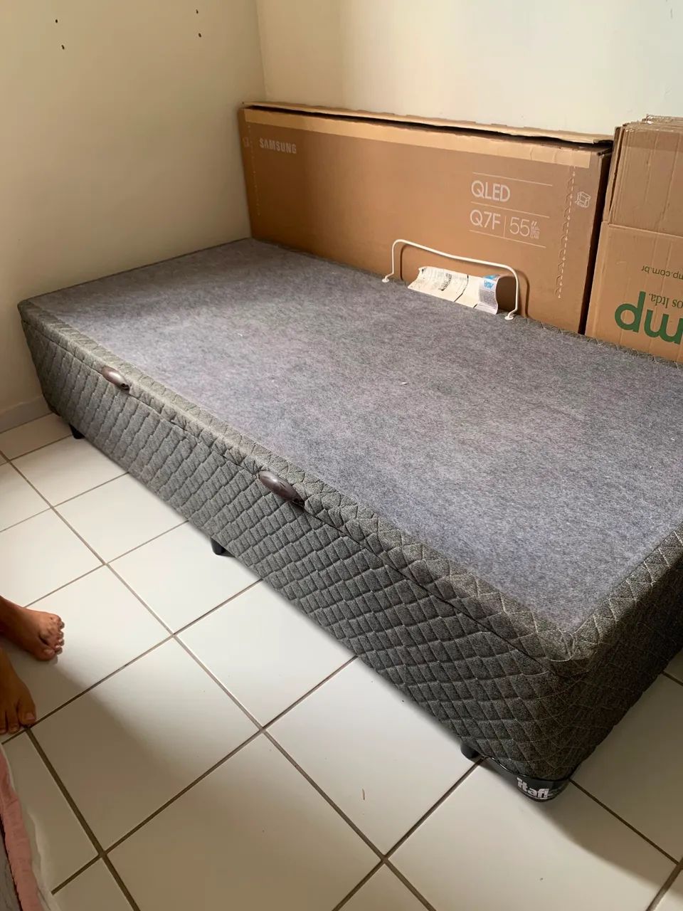 Cama Box Baú Solteiro 0,90 x 1,90m - Foto 4
