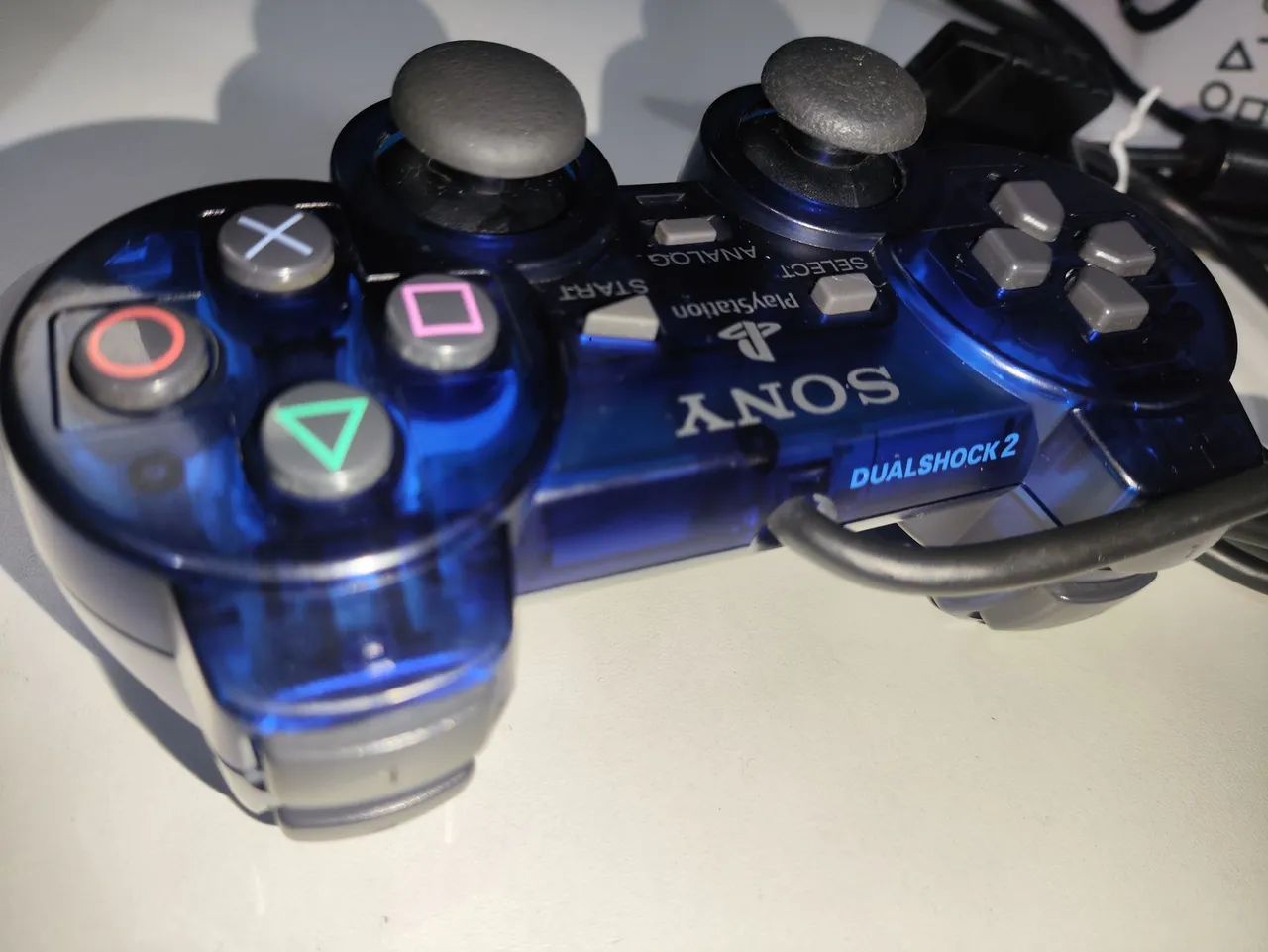 Controle joystick Midnight BLUE PS2 original  - Foto 4