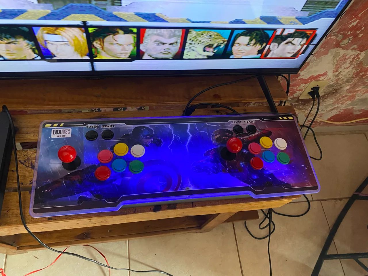 Fliperama Portátil Duplo Luatek - 10 Mil Jogos - Foto 5