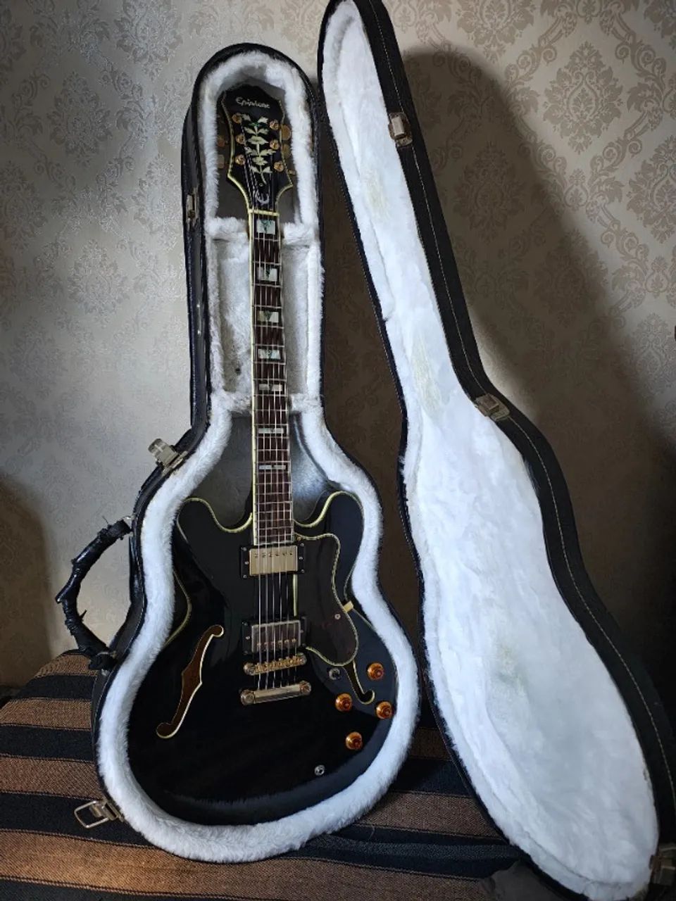 EPIPHONE SHERATON II EBONY - SUPER TUNADA!!! - Foto 4