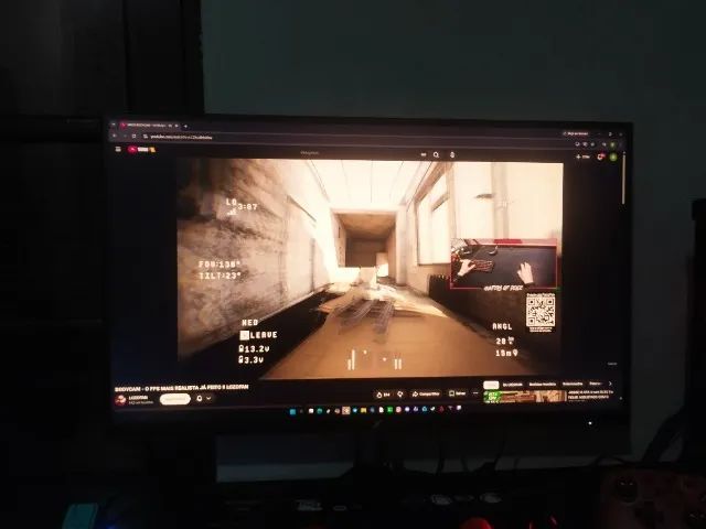 Monitor super frame, 27 polegadas quad HD 180 hz, 1ms painel fast IPS - Foto 4