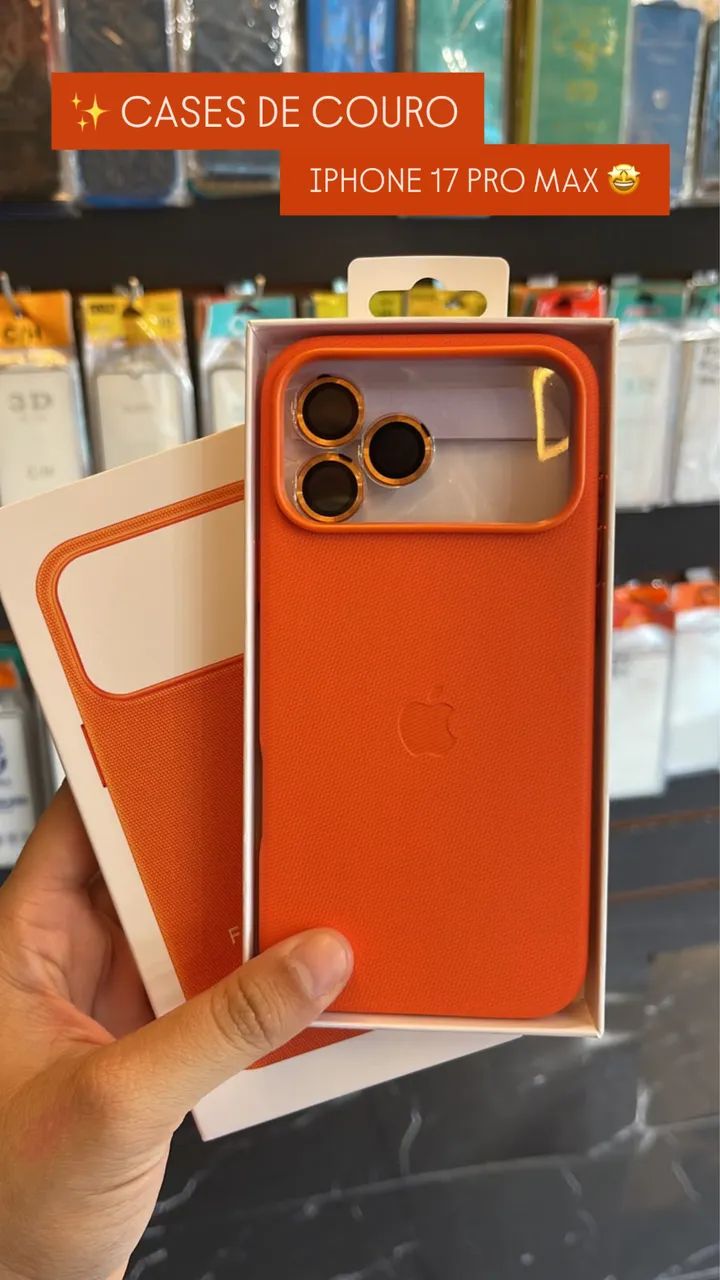 Cases De Couro para iPhone 17 Pro Max 