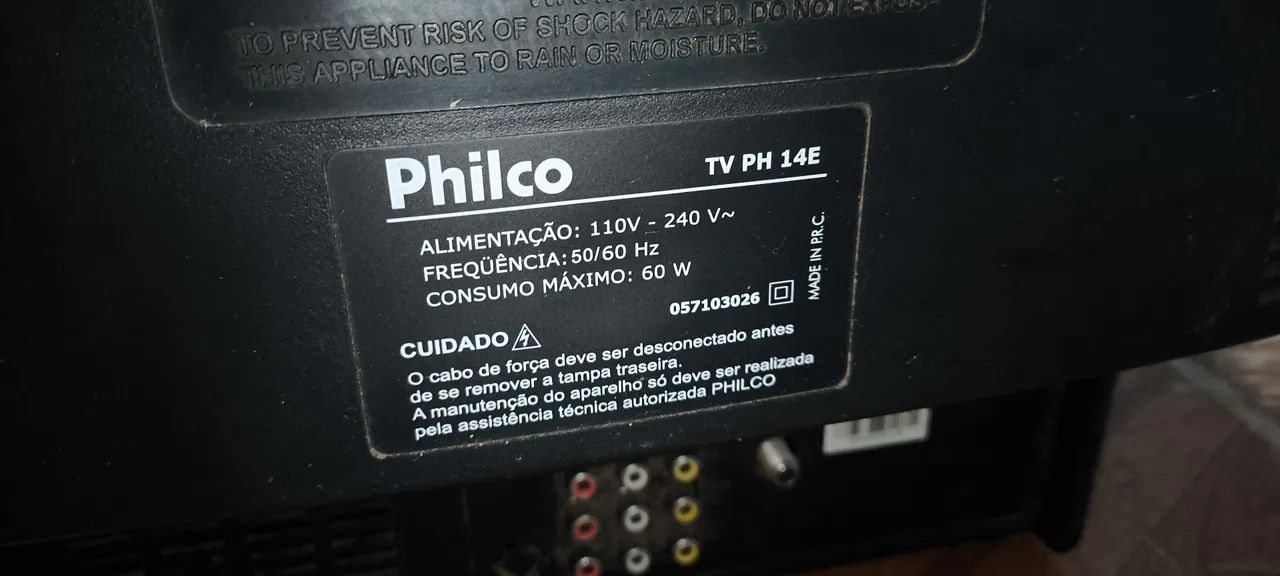 Tv de tubo Philco - PH 14E - Foto 3