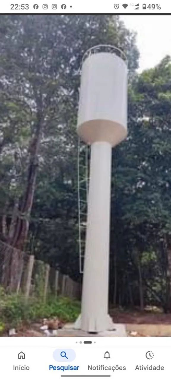 Caixa de água 20 mil litros modelo taça de ferro - Foto 2