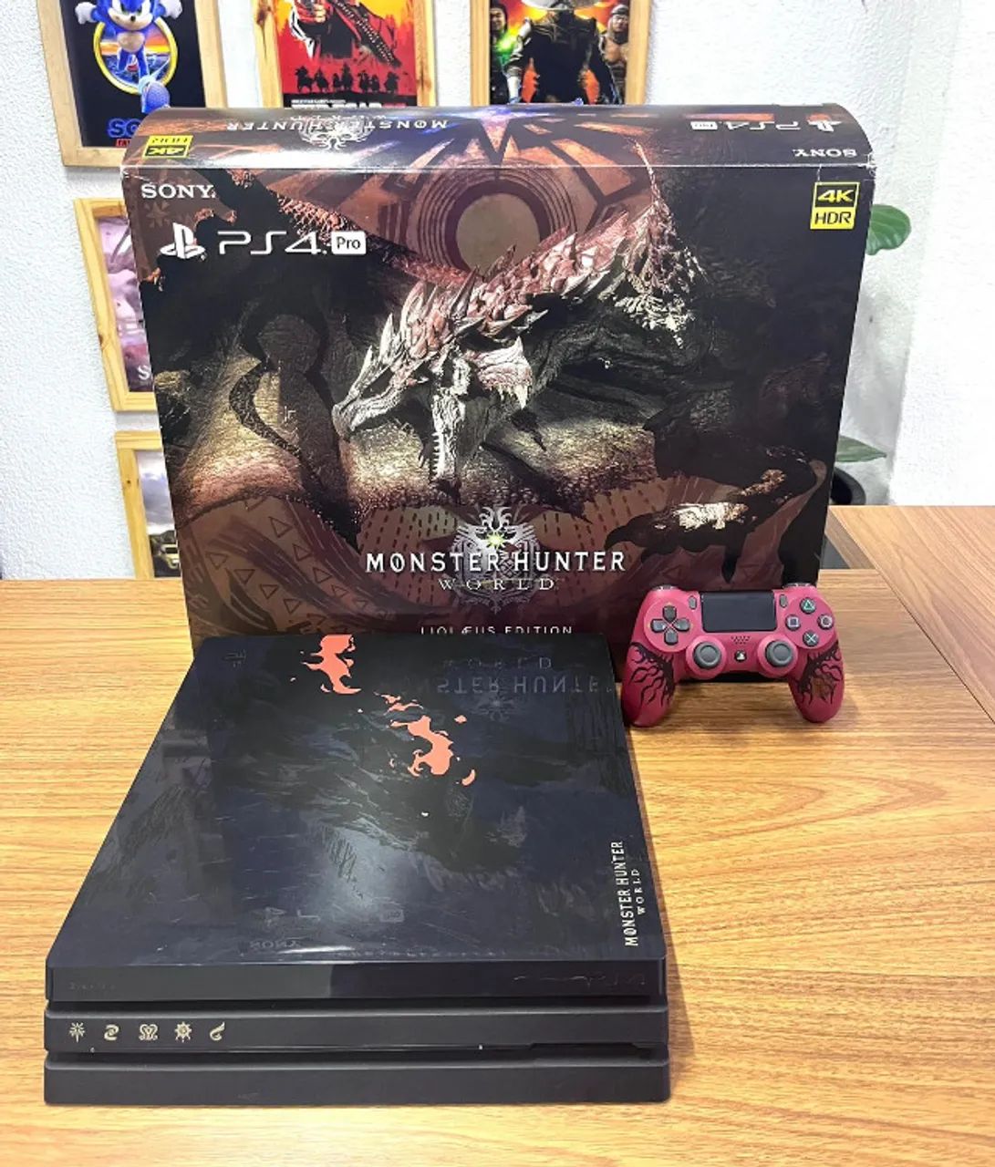 PS4 PRO EDIÇÃO MONSTER HUNTER
