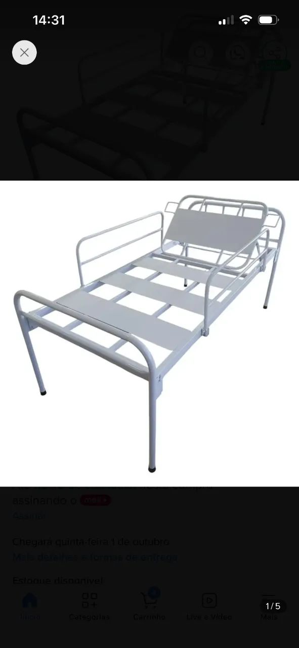 Cama hospitalar  - Foto 2