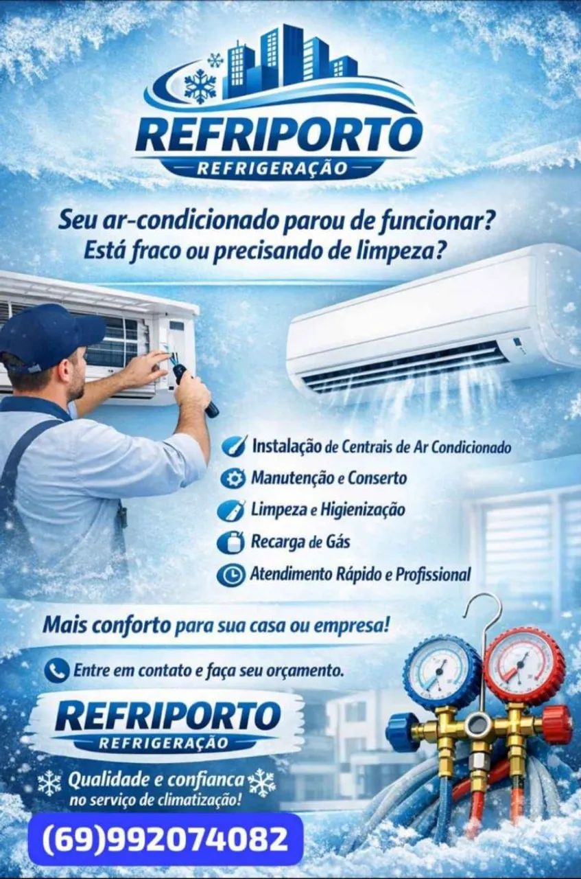 Limpeza de central de Ar