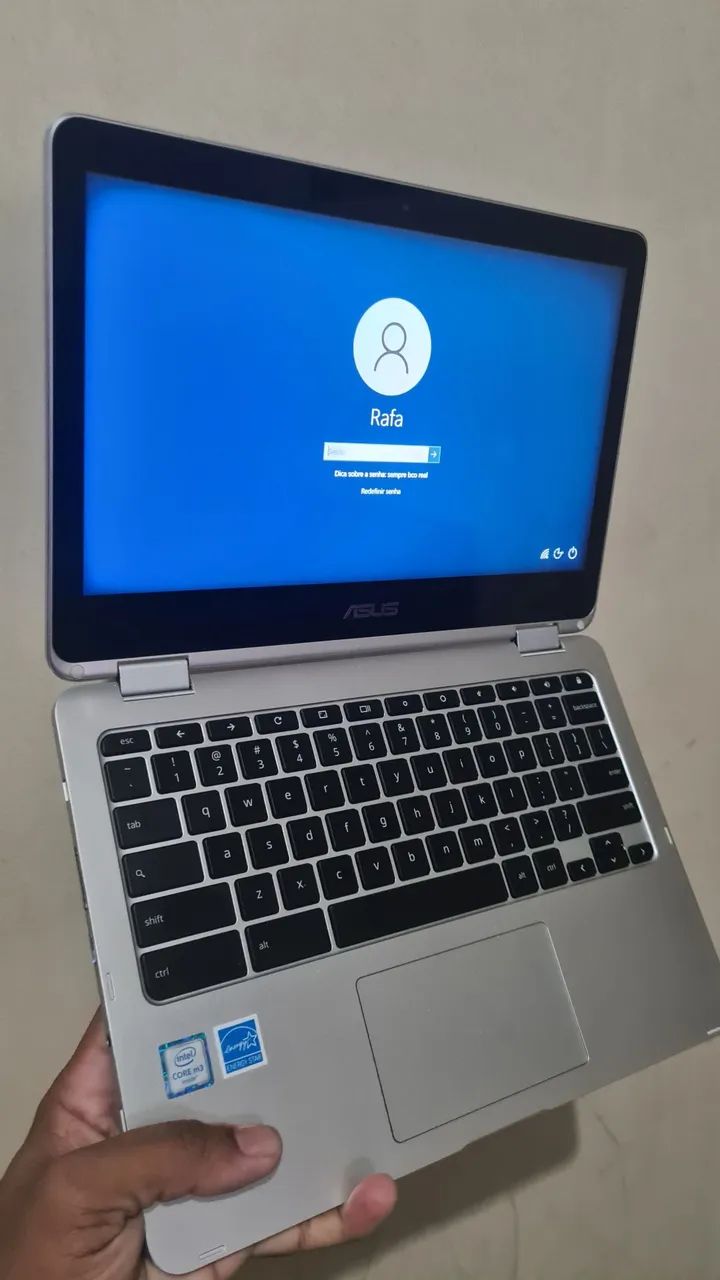 Notebook ASUS 12,5 polegadas. Funcionando tudo!! - Foto 4