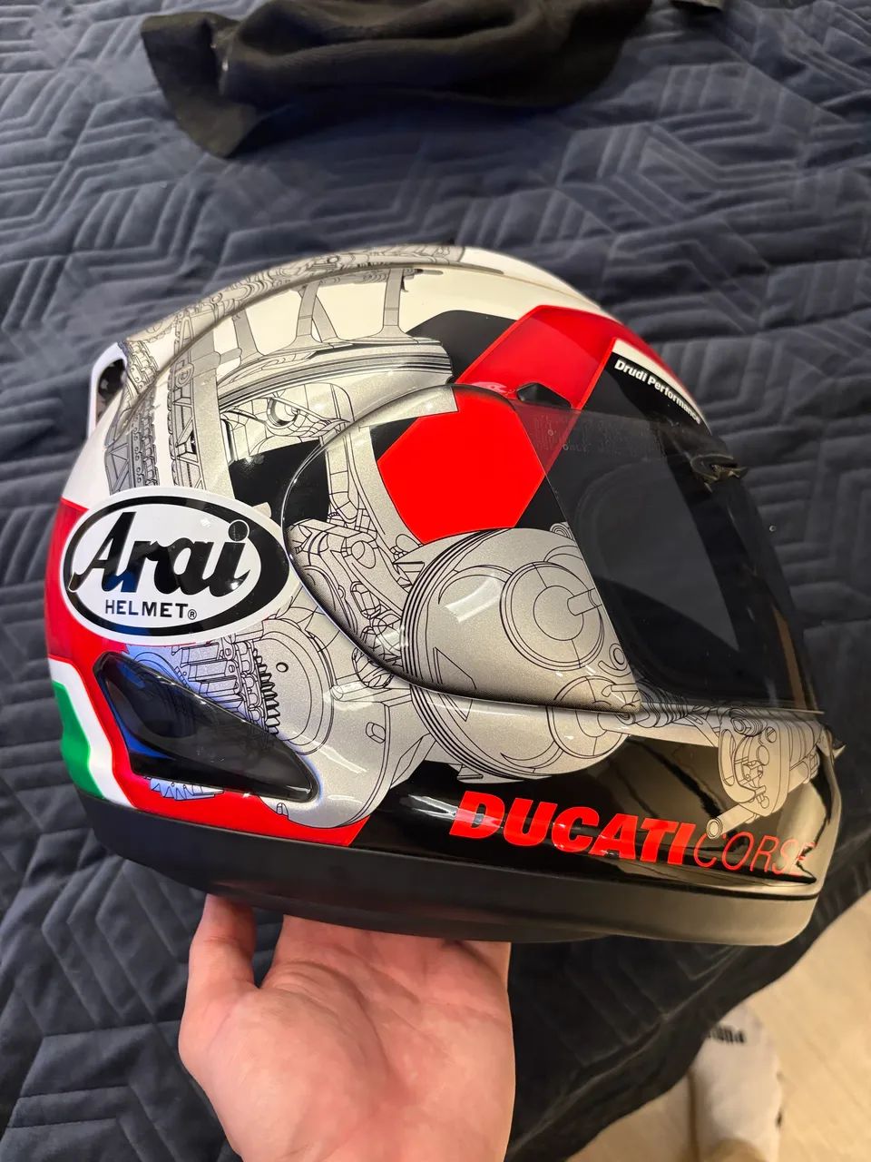 Capacete Arai Rx - 7 GP Ducati Corse 14  - Foto 2