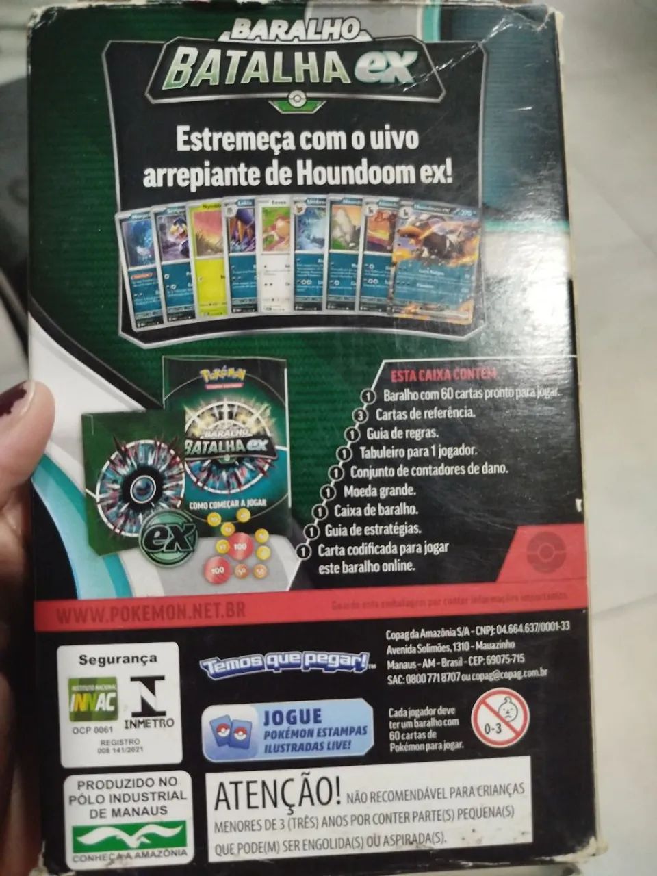 BARALHO BATALHA EX (POKÉMON) COM 60 CARTAS  - Foto 2