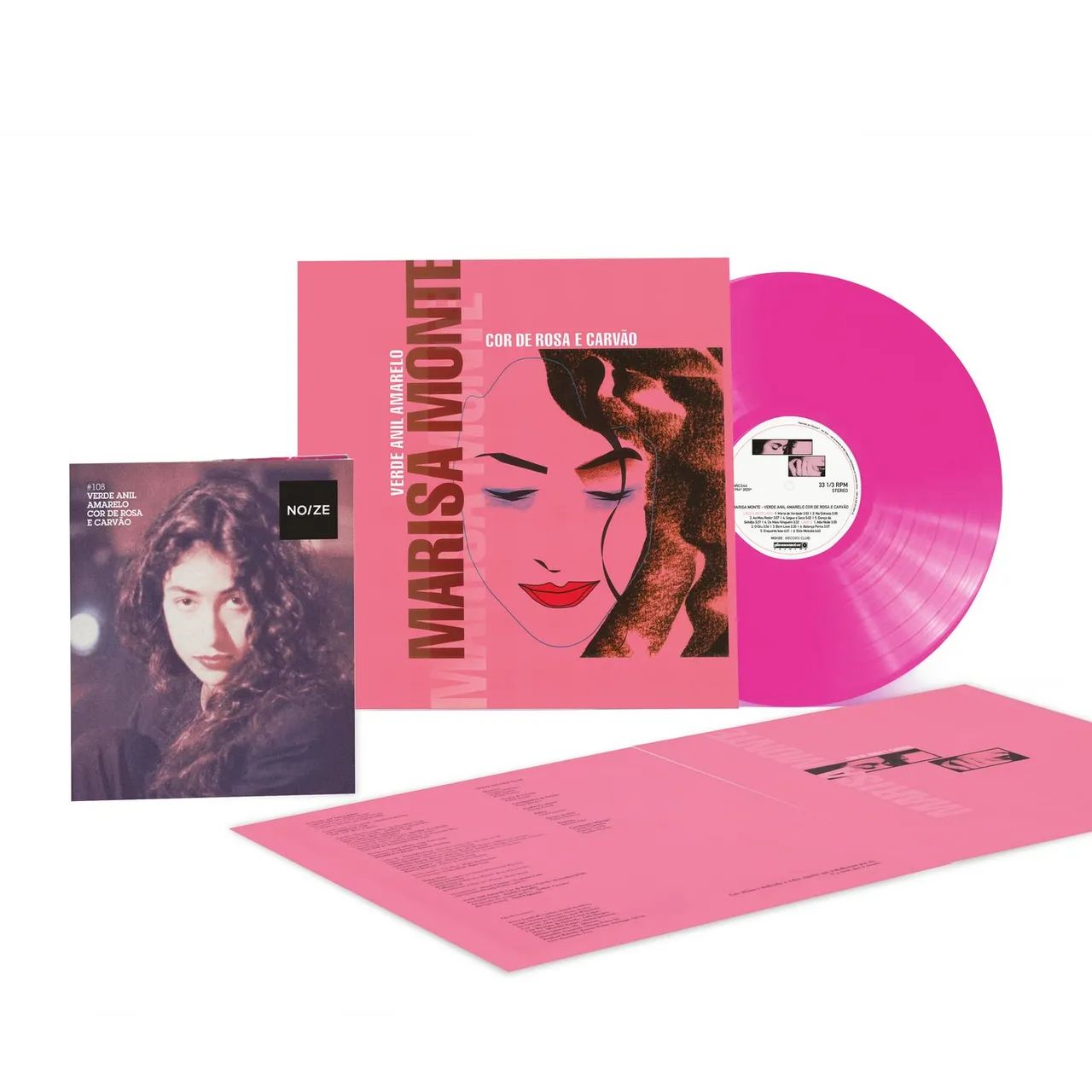 LP MARISA MONTE - VERDE ANIL AMARELO COR DE ROSA E CARVÃO- Noize 