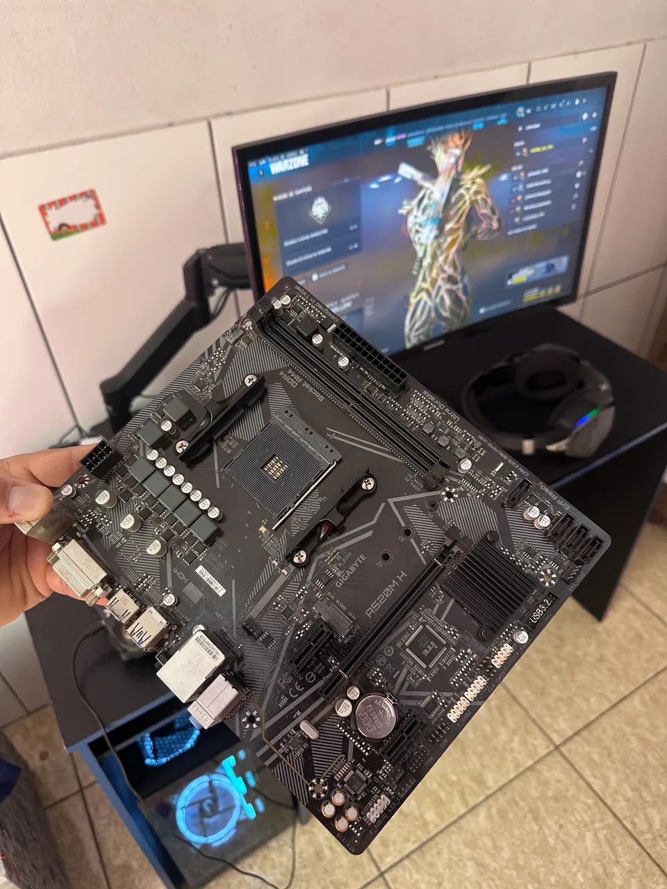 Placa mãe A520M Gigabyte  - Foto 2