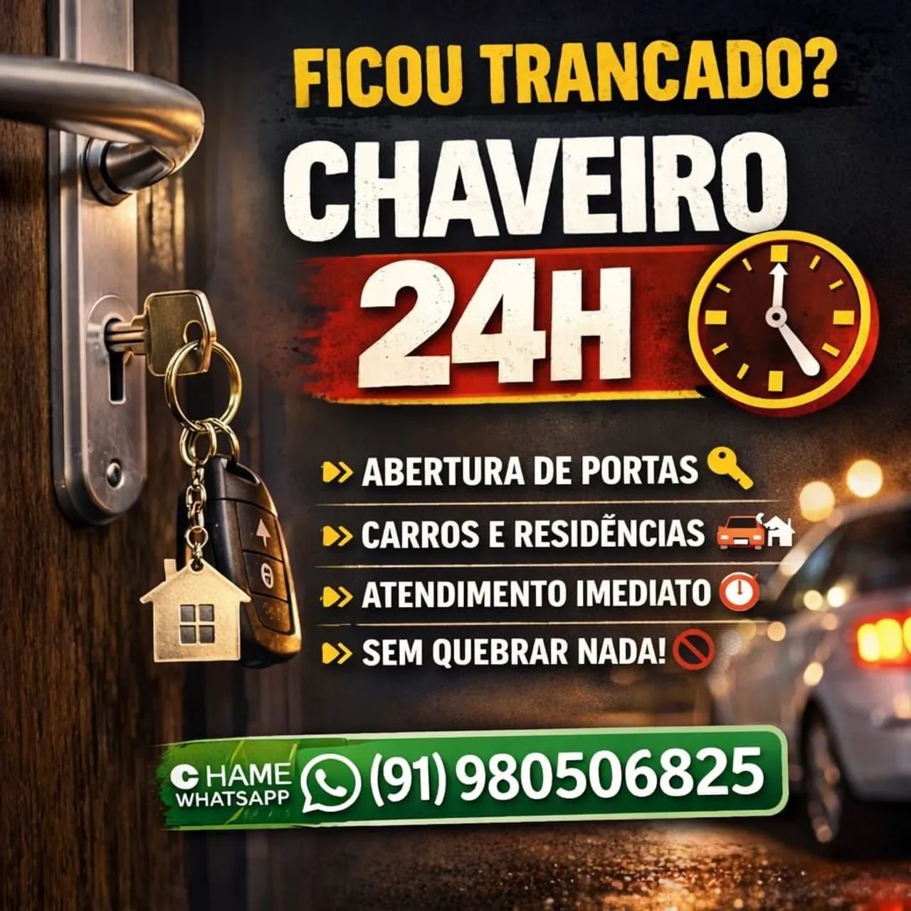 Serviços de CHAVEIRO 