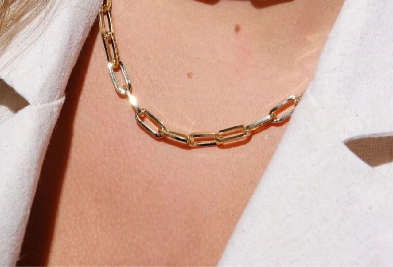 Colar corrente cartier