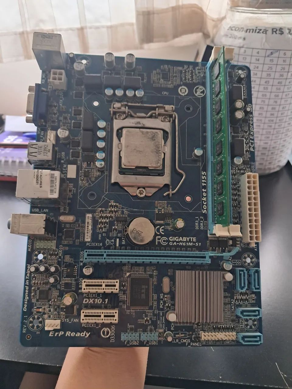 Kit placa mãe DX10.1 com PROCESSADOR INTEL i5 com 8GB DE MEMÓRIA DDR3 - Foto 5