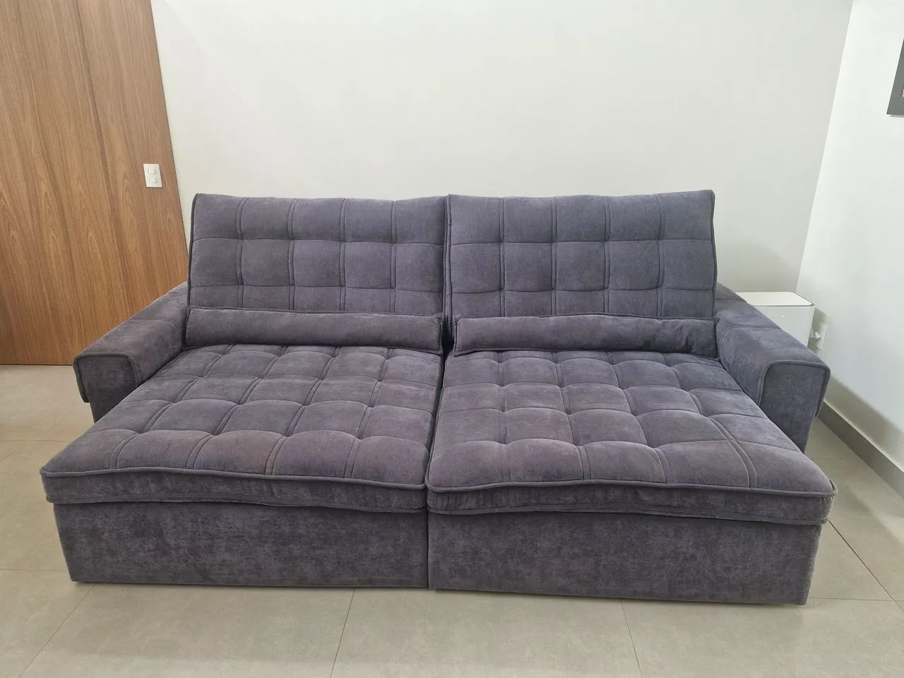 Sofá seminovo 3m - Foto 5