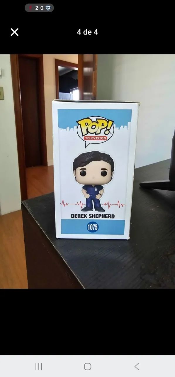 Funko Pop Derek Shepherd #1075 Grey's Anatomy Original | Na Caixa - Foto 3