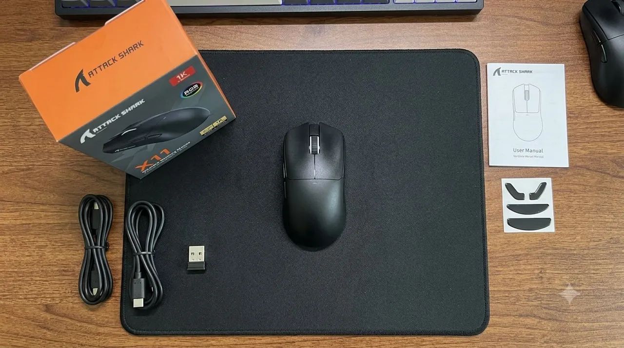 Mouse attack shark x11 lacrado  - Foto 2