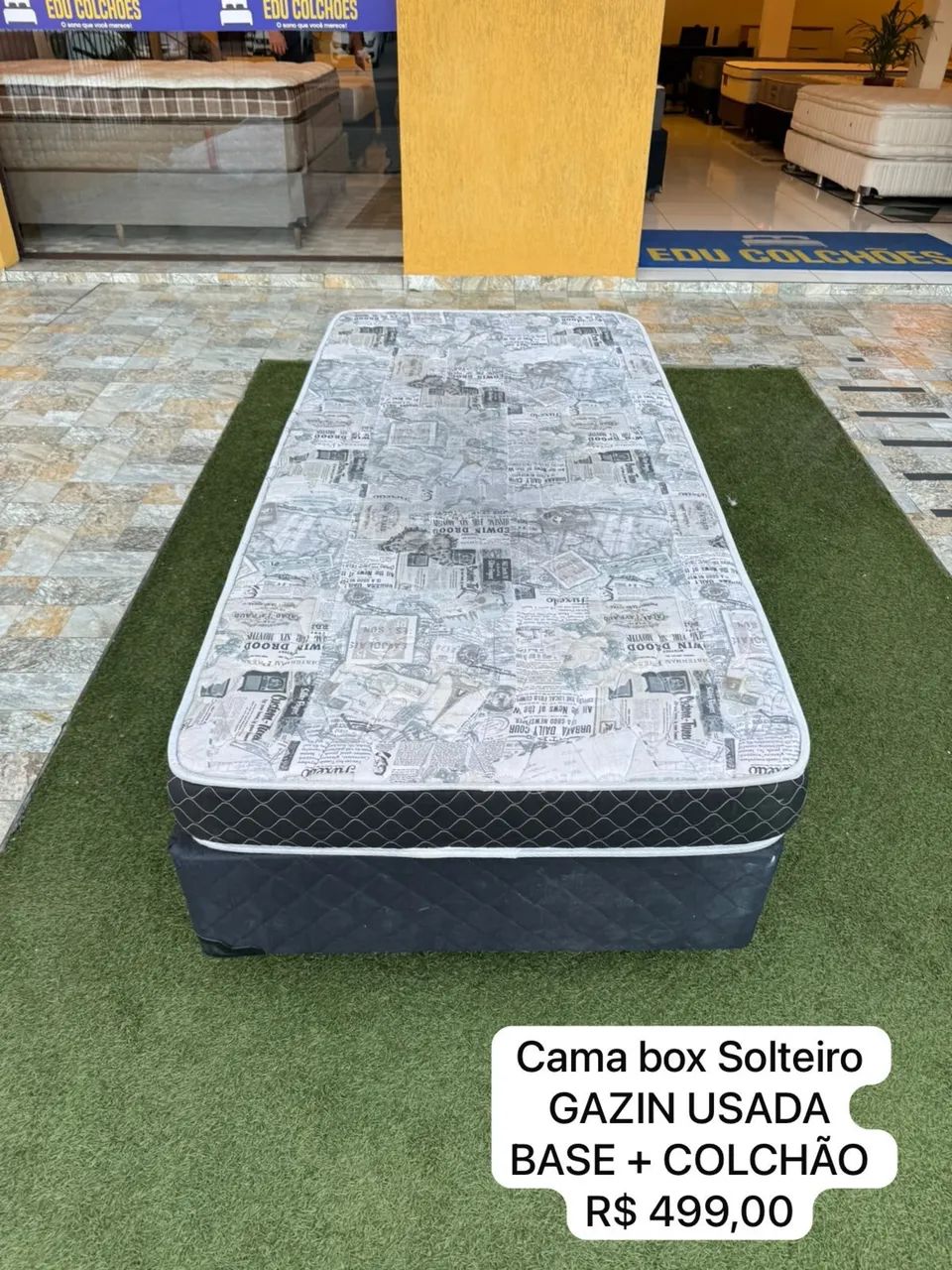 Cama Box Solteiro GAZIN USADA