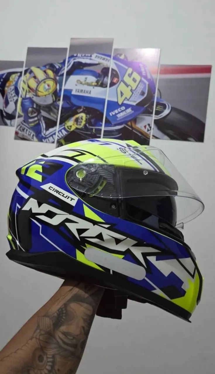Capacete norisk com óculos n"60 - Foto 5