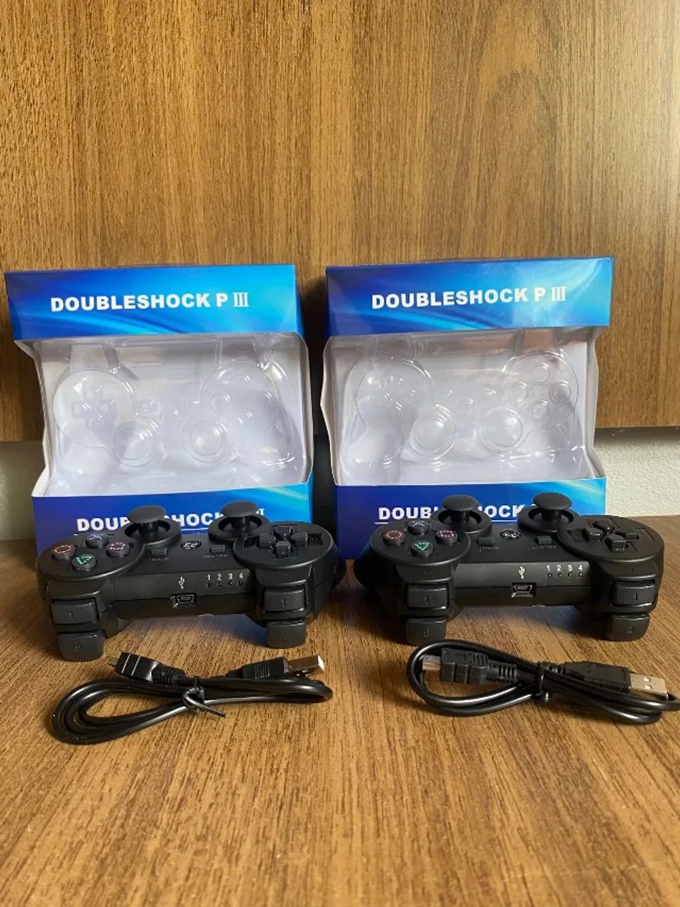 Kit 2 Controles PS3 Wireless - Novos - Foto 4