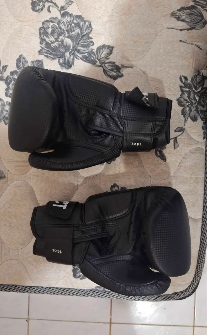 Luva de boxe e Muay Thai MKS PRO 14 oz  - Foto 4