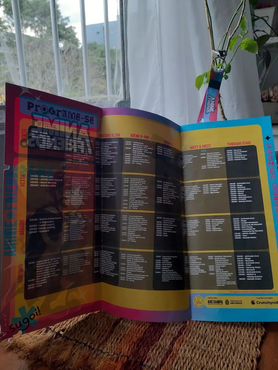 Anime Friends 2025: cordão e mapa divulgação usados  - Foto 5