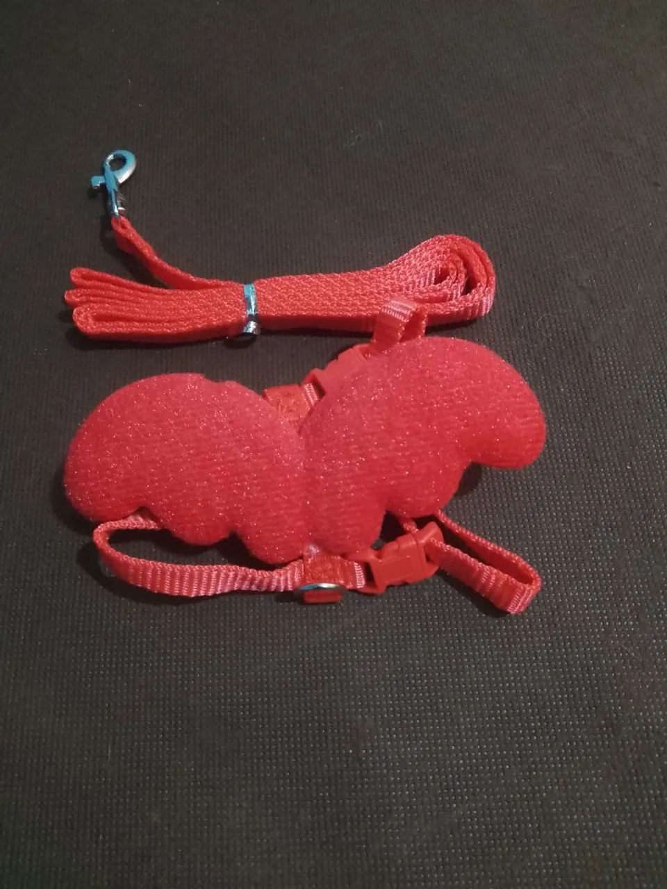 Coleira Peitoral Anjo para Gato e cães raças pequenas e minis Colorido Ajustável com Guia - Foto 5