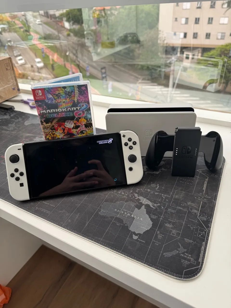 Nintendo Switch oled + jogo Mario Kart  - Foto 4