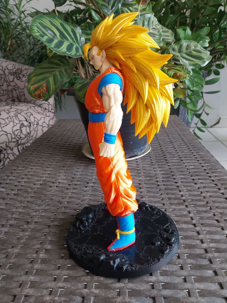 Boneco Goku Sayajin 3 em 3D - Foto 4