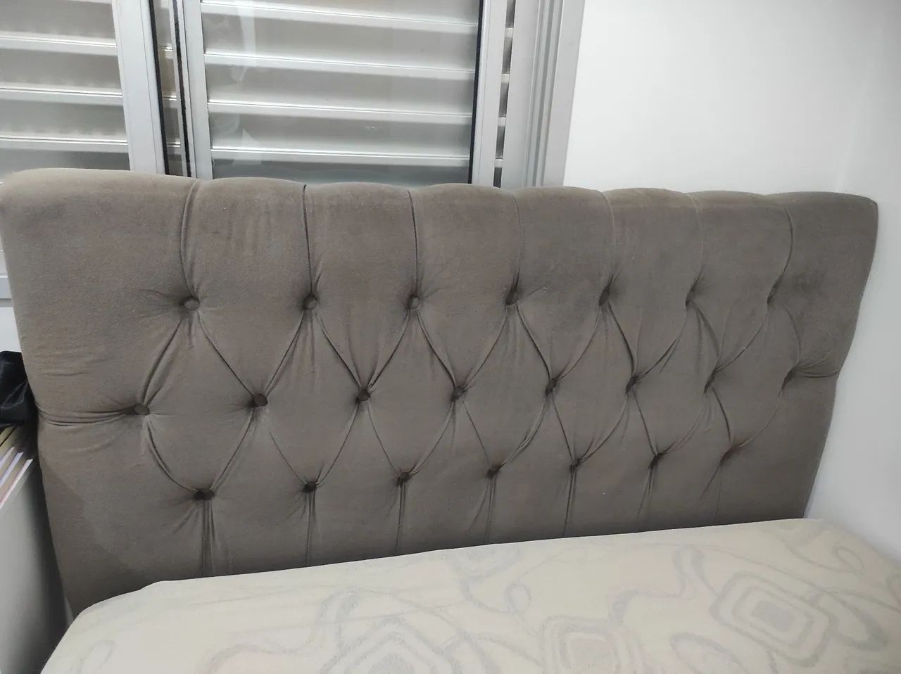 Vendo cama box conjugada casal com cabeceira e colchão. - Foto 3